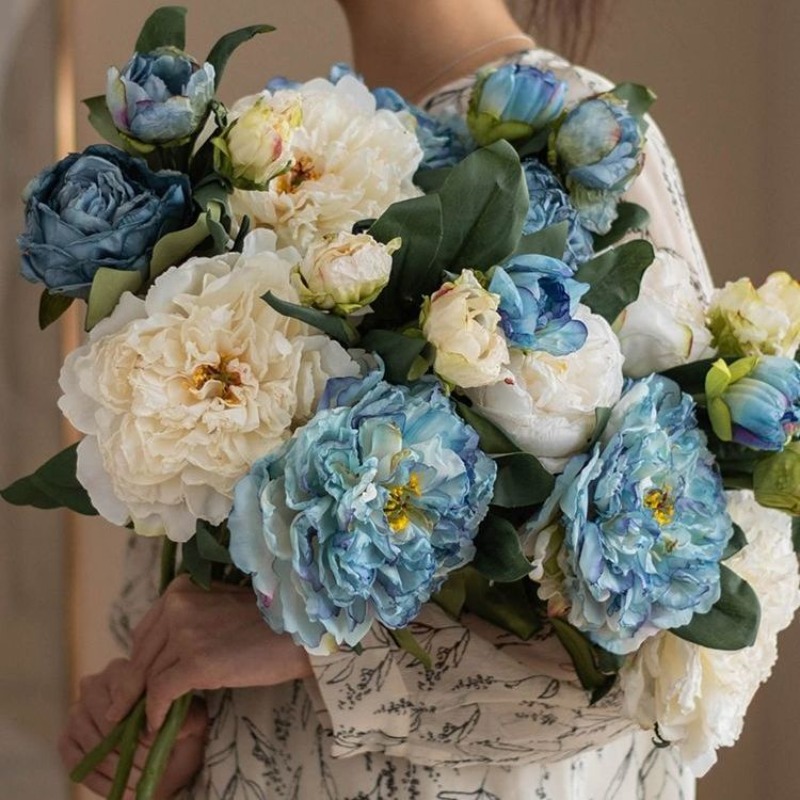 Baby Nursery Vintage - 19.7 Inch Luxury Peony Artificial Flower