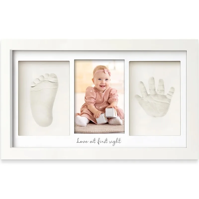 Baby Handprint Footprint Clay  - огляд і ціна Baby Nursery Picture Frames