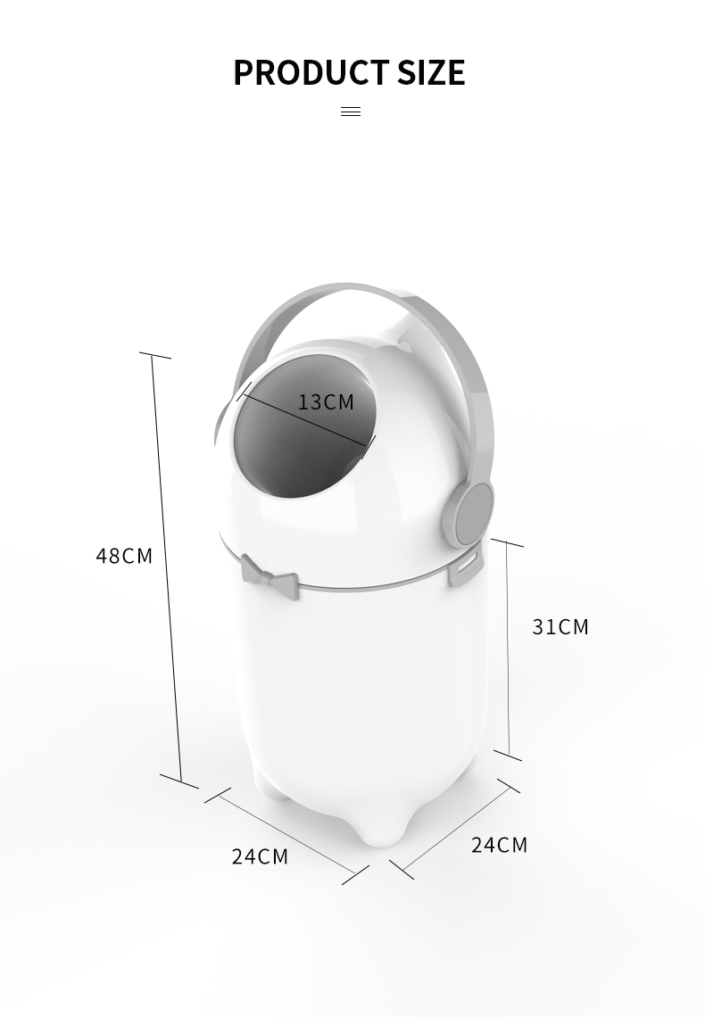 2025 Factory Creative Design A - огляд і ціна Diaper Pail Odor