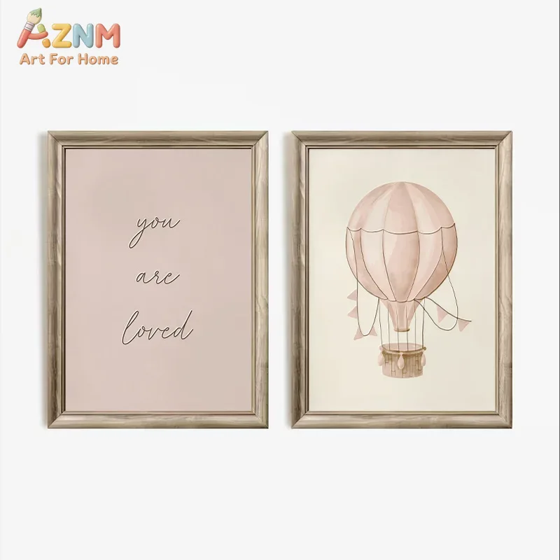 AZNM Boho Bunny Hot Air Balloo - огляд і ціна Baby Nursery Vintage