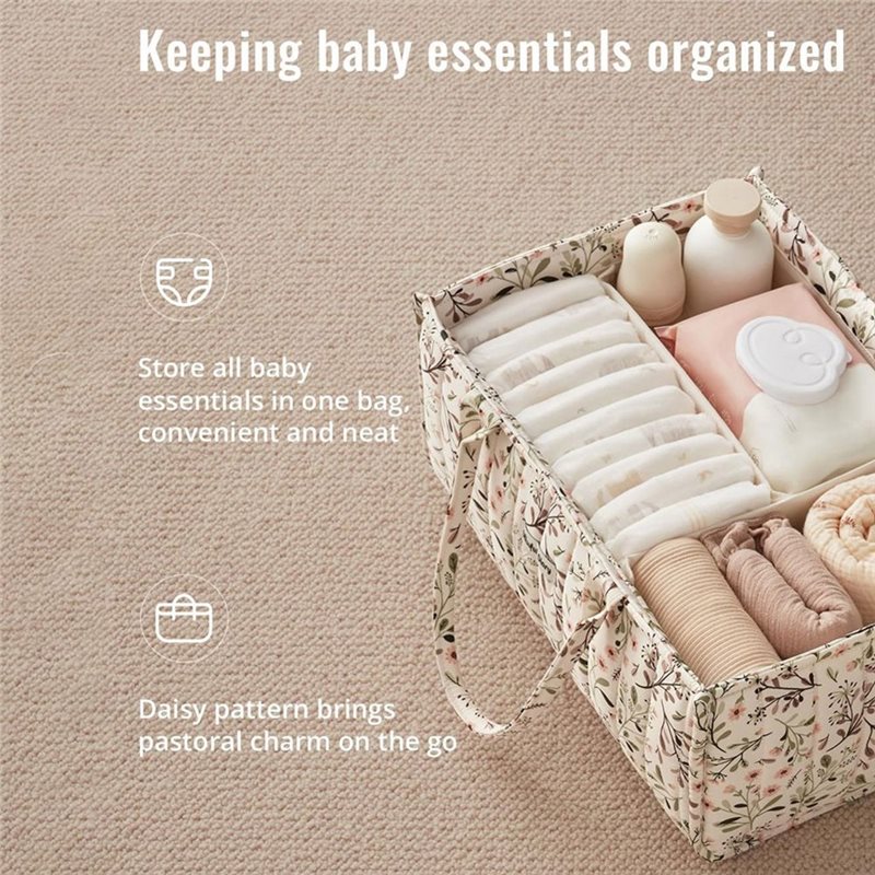 AINY-Floral Diaper Caddy Organ - огляд і ціна Baby Nursery Must Haves