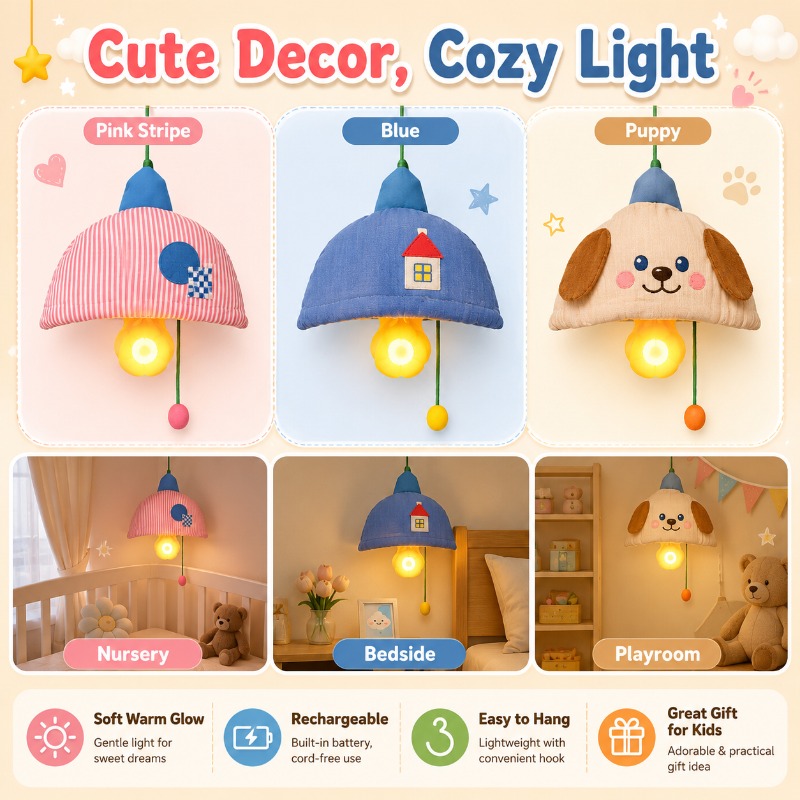 Rechargeable Hanging Night Lig - огляд і ціна Baby Nursery Light Shade