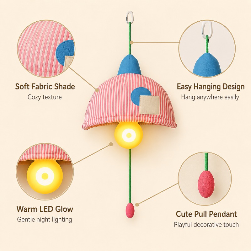 Rechargeable Hanging Night Lig - огляд і ціна Baby Nursery Light Shade