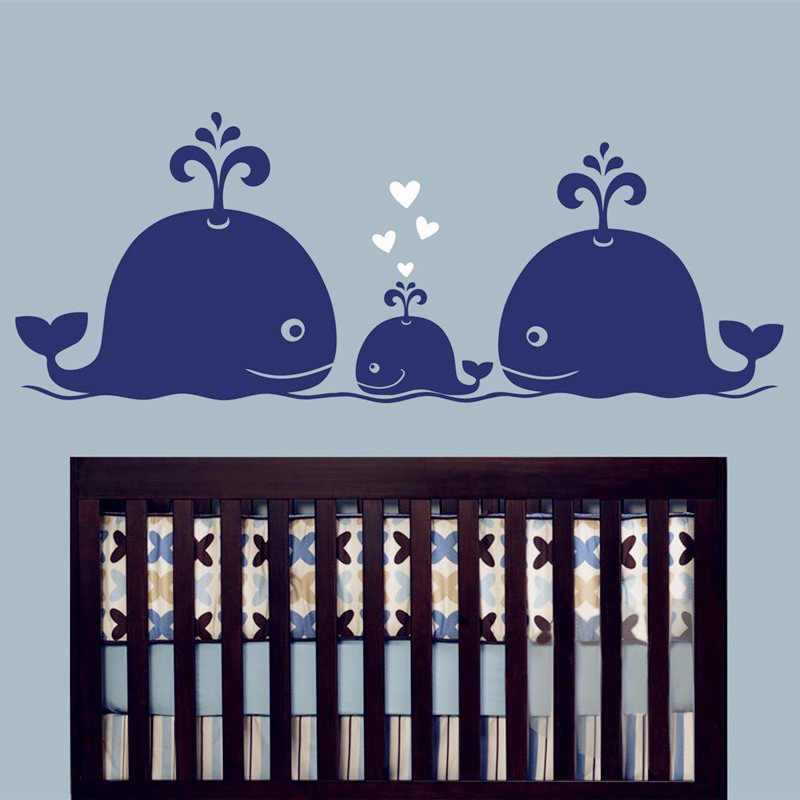 New Cute Whale Hearts Family W - огляд і ціна Baby Nursery Vintage