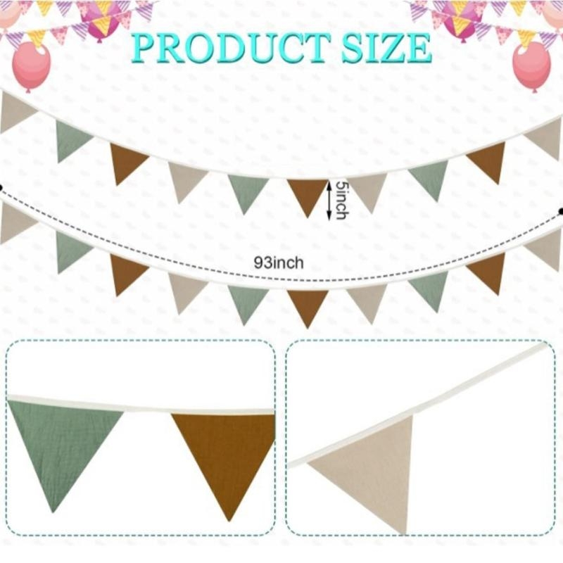  Soft Nursery Bunting Banners  - огляд і ціна Baby Nursery Vintage