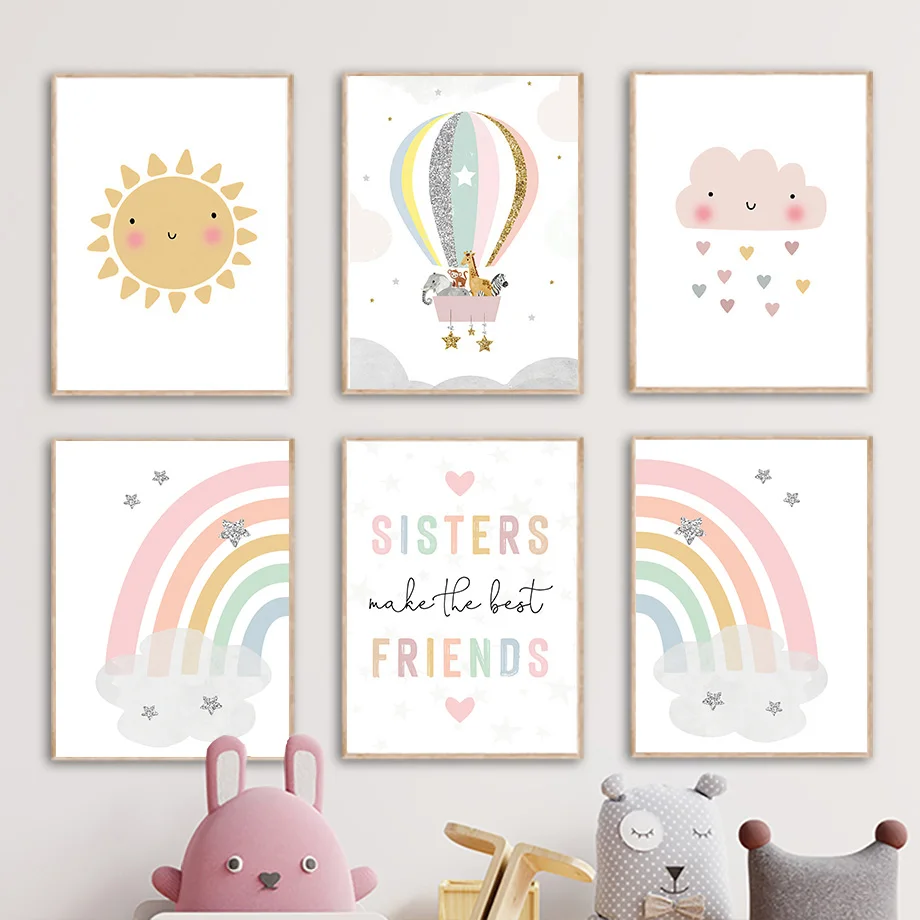 Giraffe Elephant Hot Balloon S - огляд і ціна Baby Nursery Pictures