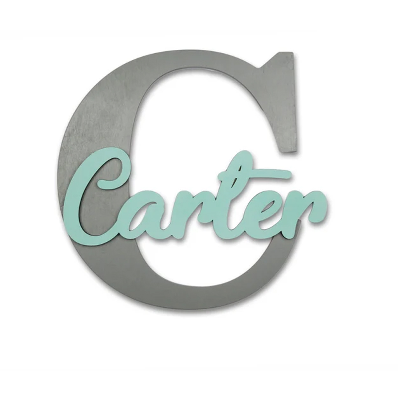Wooden Letters, Baby Nursery W - огляд і ціна Baby Nursery Name Letters