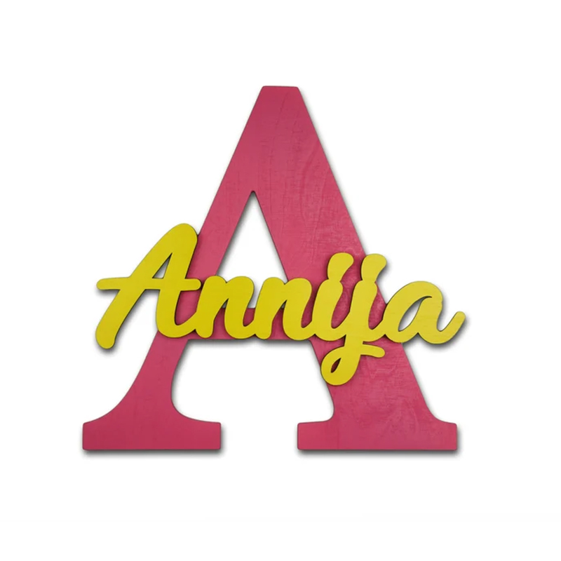 Wooden Letters, Baby Nursery W - огляд і ціна Baby Nursery Name Letters