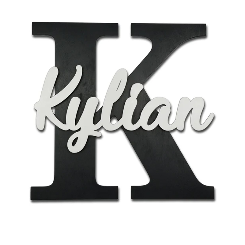 Wooden Letters, Baby Nursery W - огляд і ціна Baby Nursery Name Letters