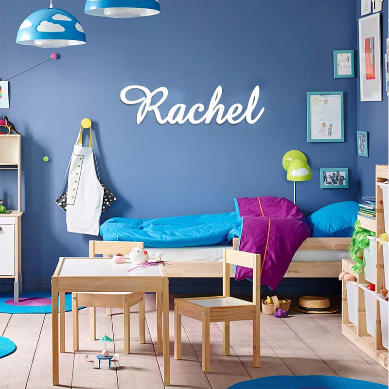 Custom name sign  Wooden name  - огляд і ціна Baby Nursery Name Letters