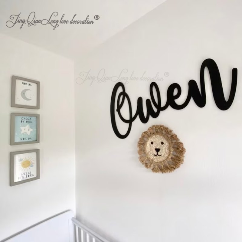 Custom Decorative Wooden Sign  - огляд і ціна Baby Nursery Name Letters