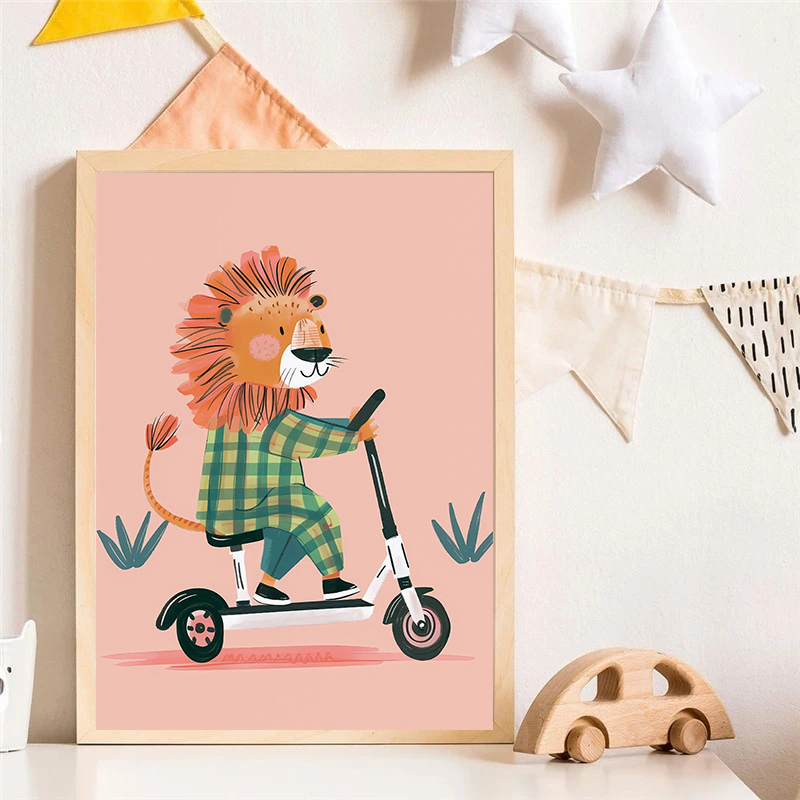 Dog Airplane Lion in Car Anima - огляд і ціна Baby Nursery Pictures