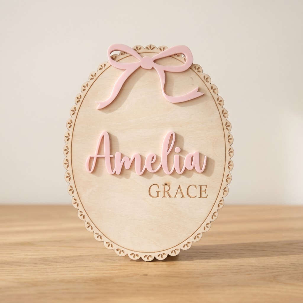 1Pc Custom Bow Lace Edge Baby  - огляд і ціна Baby Nursery