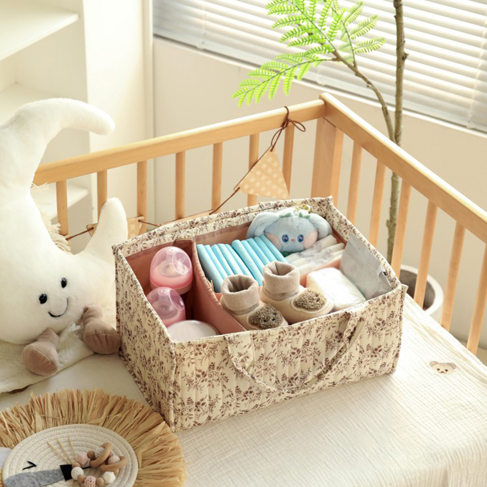Floral Nursery Storage Basket  - огляд і ціна Baby Nursery Must Haves