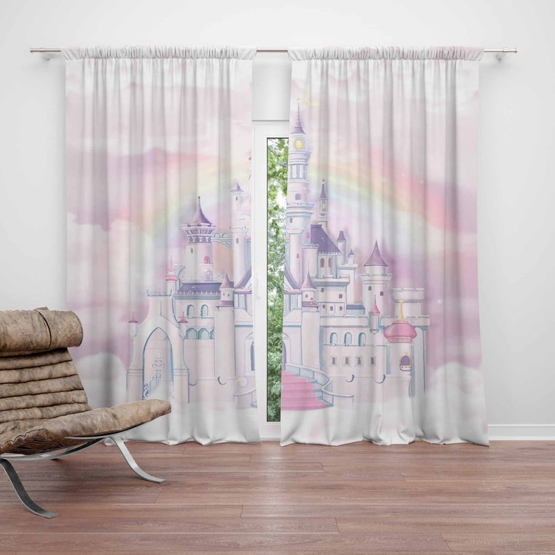 Princess Castle Nursery Curtai - огляд і ціна Baby Nursery Blackout Curtains