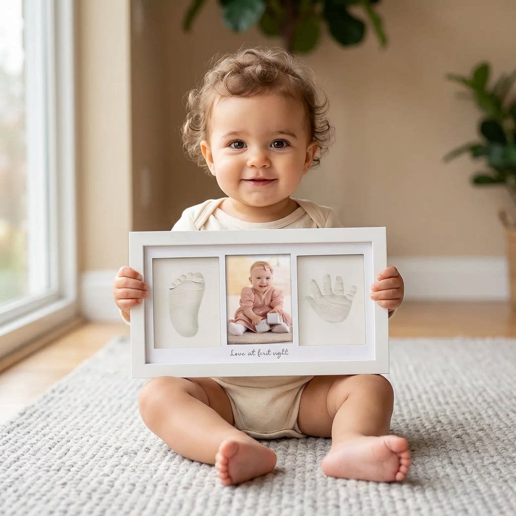 Baby Hand and Footprint Keepsa - огляд і ціна Baby Nursery Picture Frames