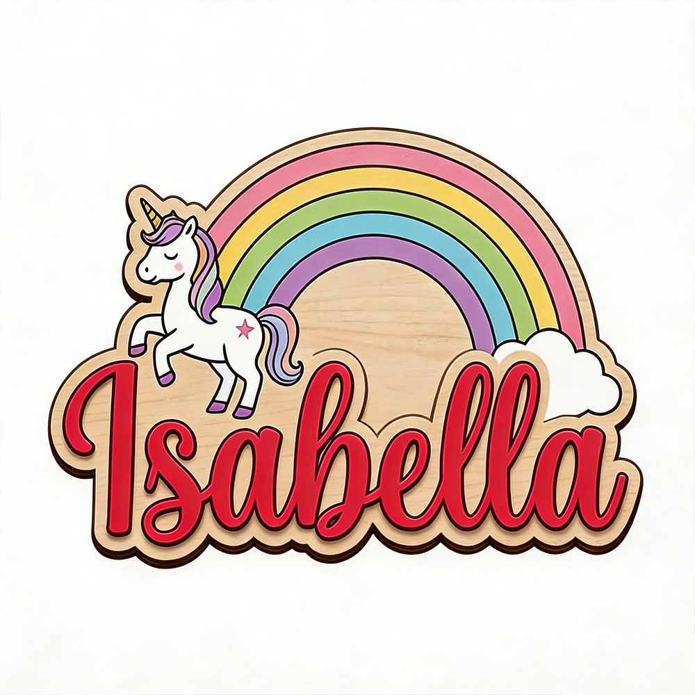Unicorn & Pastel Rainbow Custo - огляд і ціна Baby Nursery Pictures