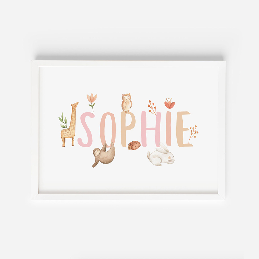 Name Custom Poster Nursery Can - огляд і ціна Baby Nursery Name Letters