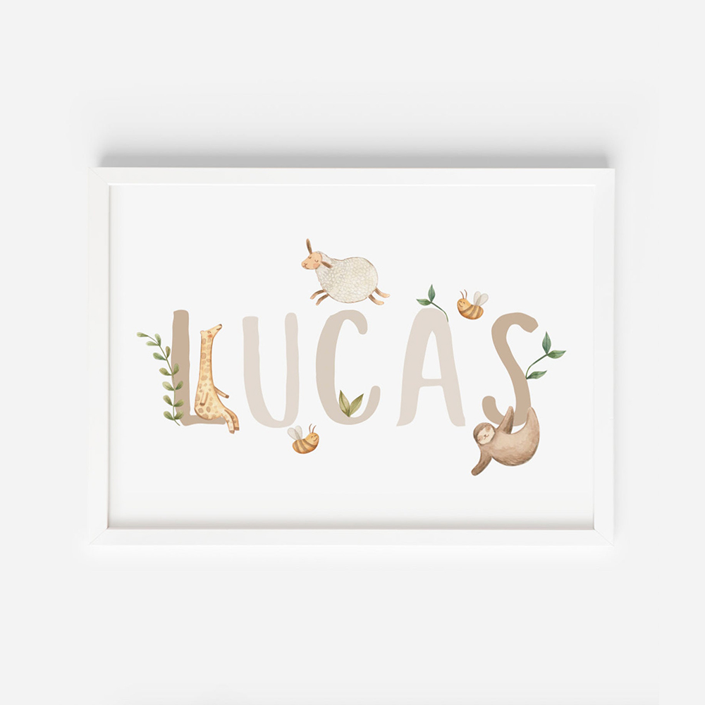 Name Custom Poster Nursery Can - огляд і ціна Baby Nursery Name Letters