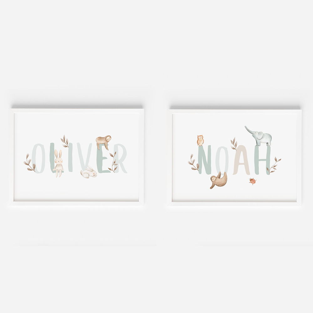 Name Custom Poster Nursery Can - огляд і ціна Baby Nursery Name Letters