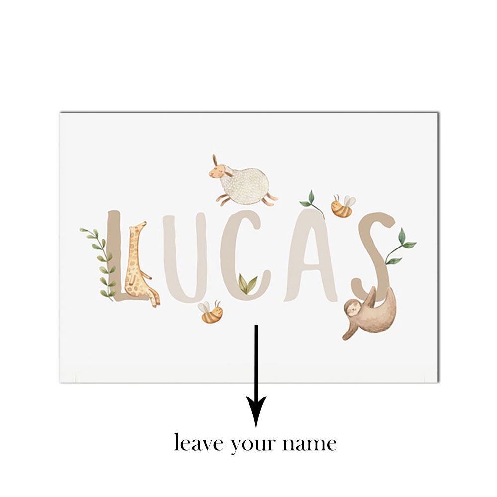 Name Custom Poster Nursery Can - огляд і ціна Baby Nursery Name Letters