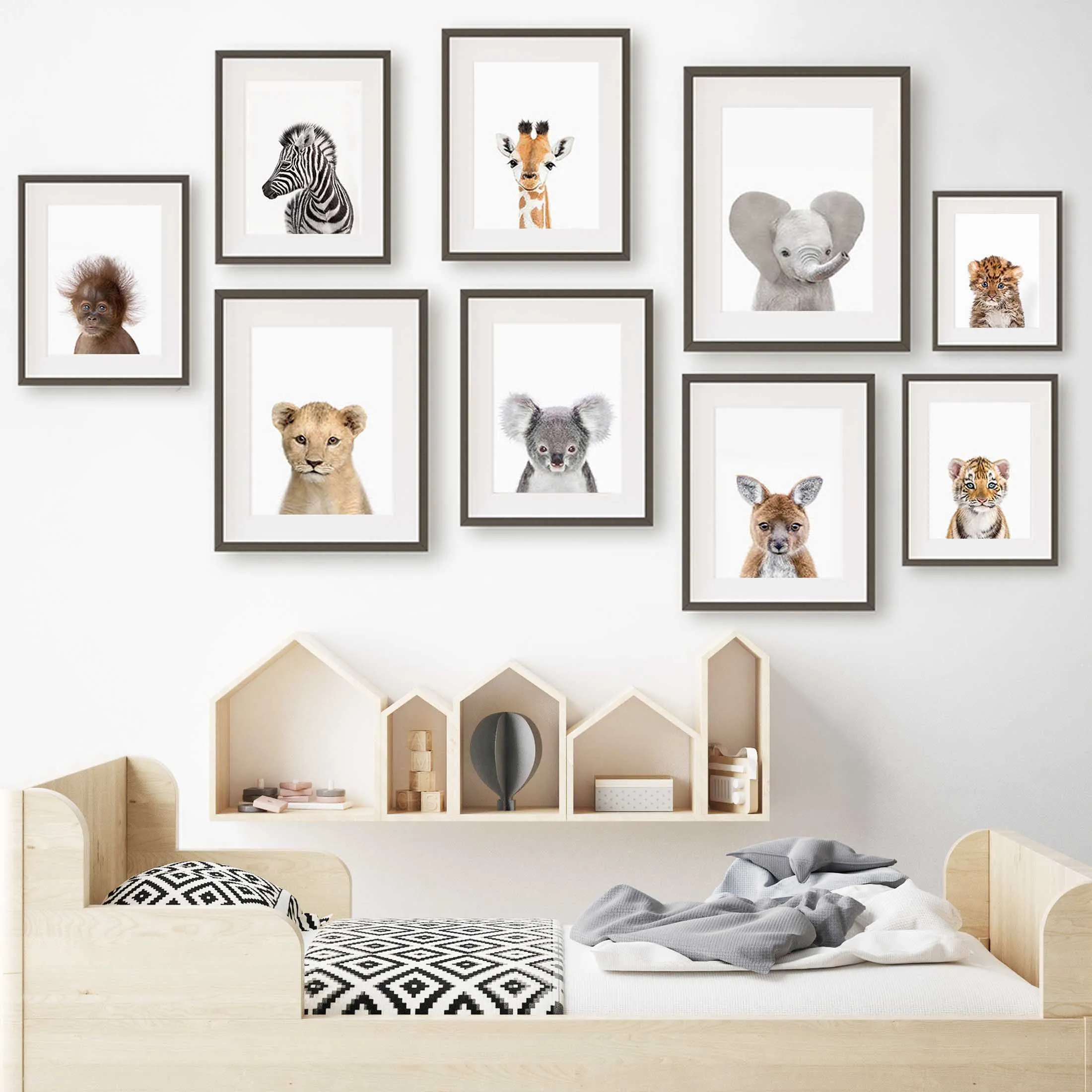 1pc frameless Canvas Painting  - огляд і ціна Baby Nursery Pictures