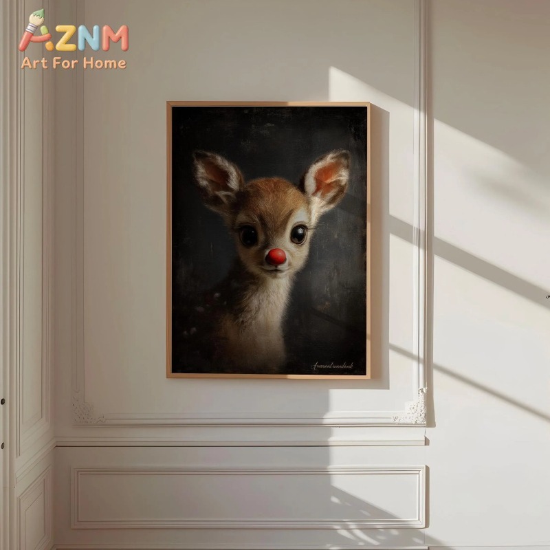 Unframed Canvas Wall Art Cute  - огляд і ціна Baby Nursery Vintage