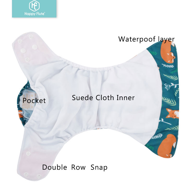 HappyFlute 8 diapers+8 Inserts - огляд і ціна Diaper Pail Odor