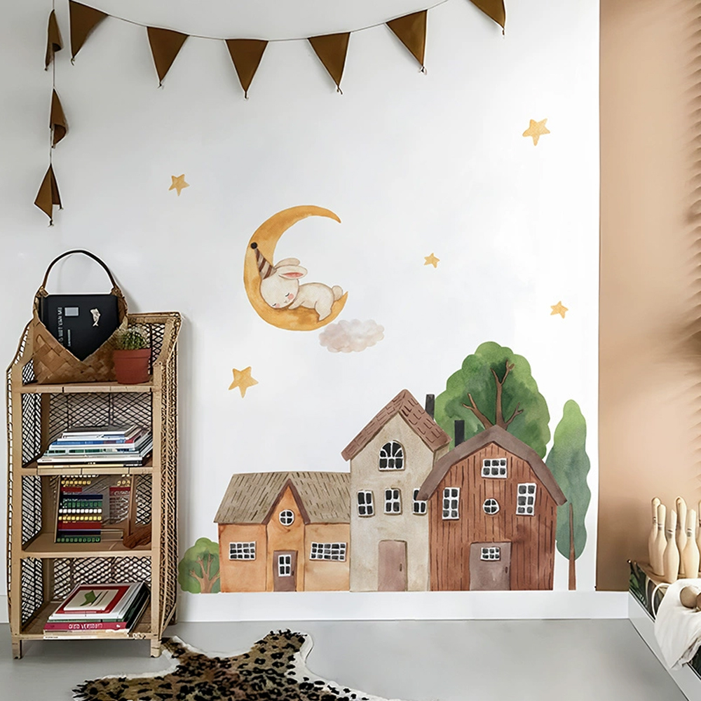 Fabric Cartoon Forest Vintage  - огляд і ціна Baby Nursery Vintage