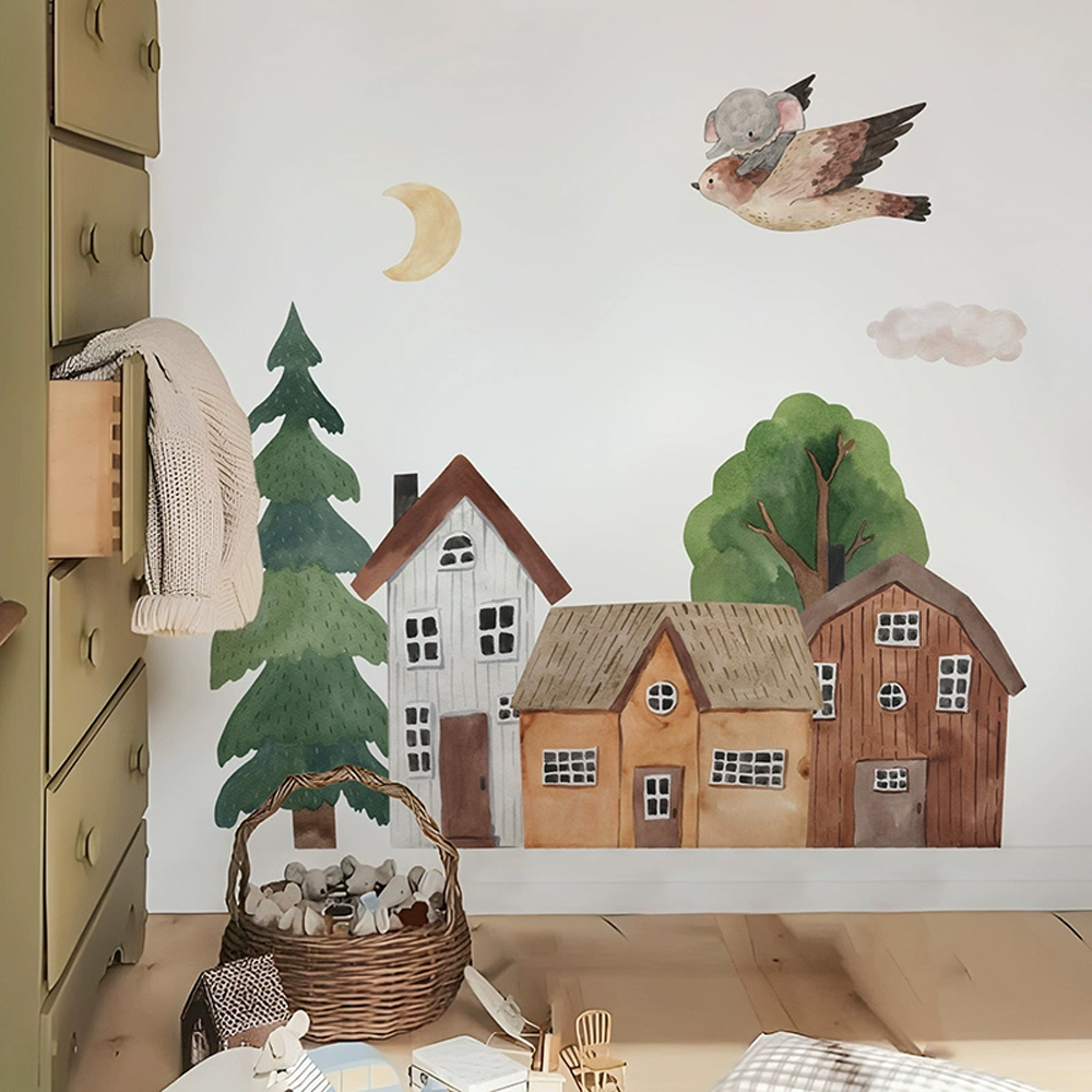 Fabric Cartoon Forest Vintage  - огляд і ціна Baby Nursery Vintage